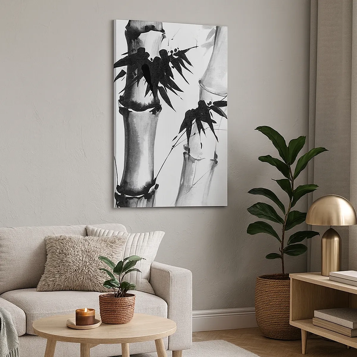 Quadro em tela - Foco no Oriente - 50x70 cm