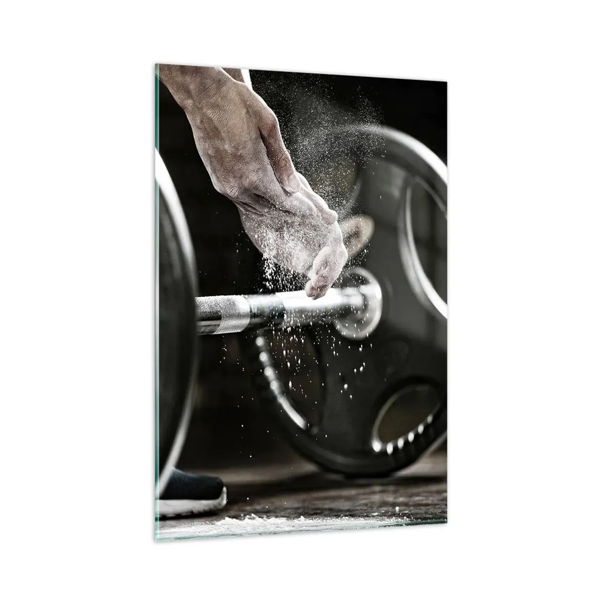 Quadro em vidro - Desafio aceite! - 80x120 cm