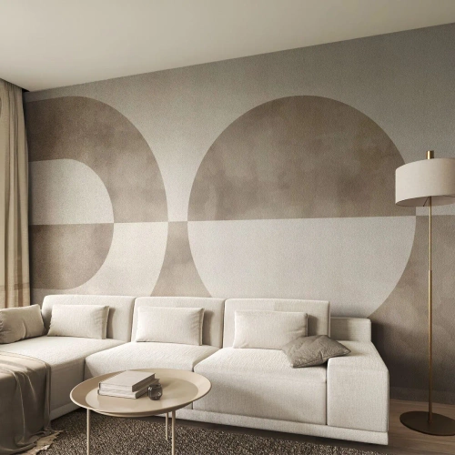 Papel de Parede Premium Canvas - Semelhanças e diferenças - Minimalismo, Brilhante, Formas - 200x140 cm