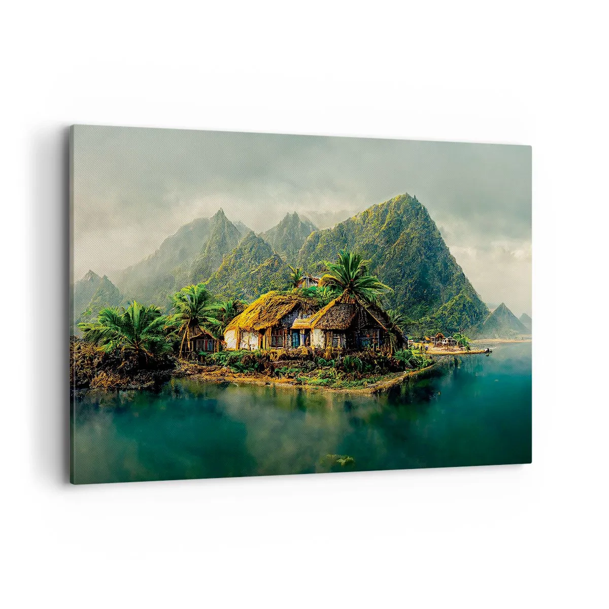 Quadro em tela - Paraíso Tropical - 120x80 cm