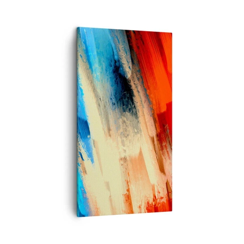 Quadro em tela - Cascata de cores - 45x80 cm