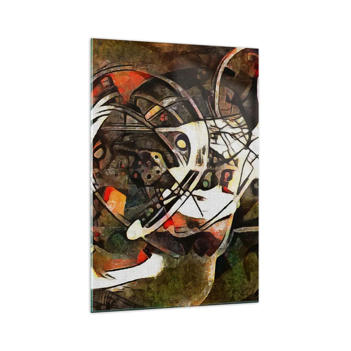 Quadro em vidro - Consegue ouvir o movimento? - 70x100 cm