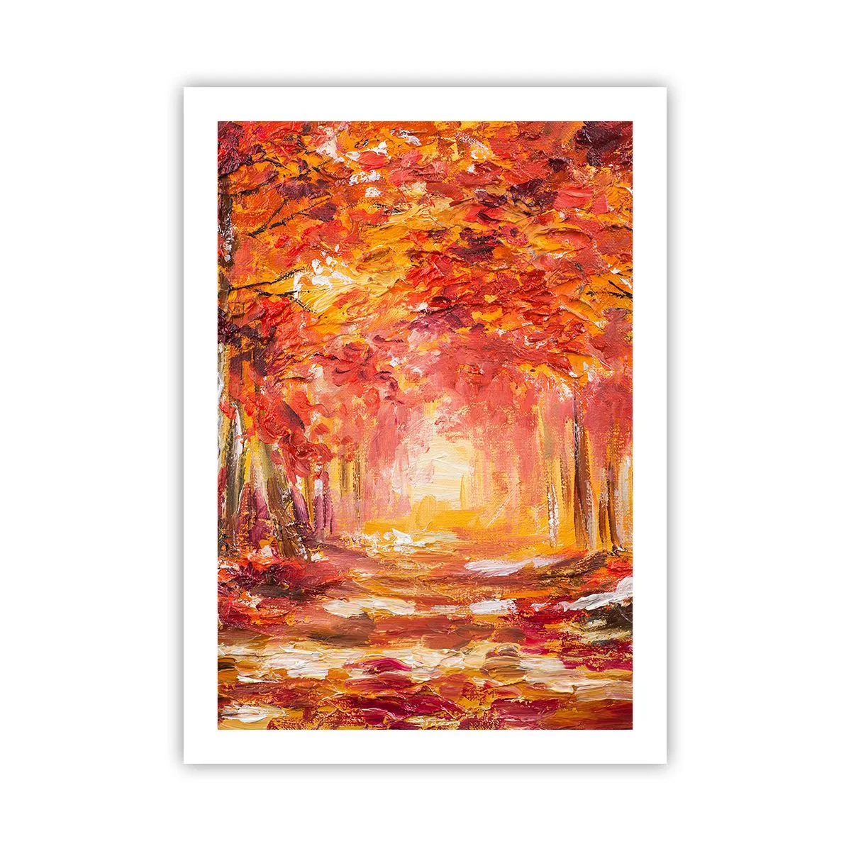 Pôster - Floresta de cobre - 50x70 cm