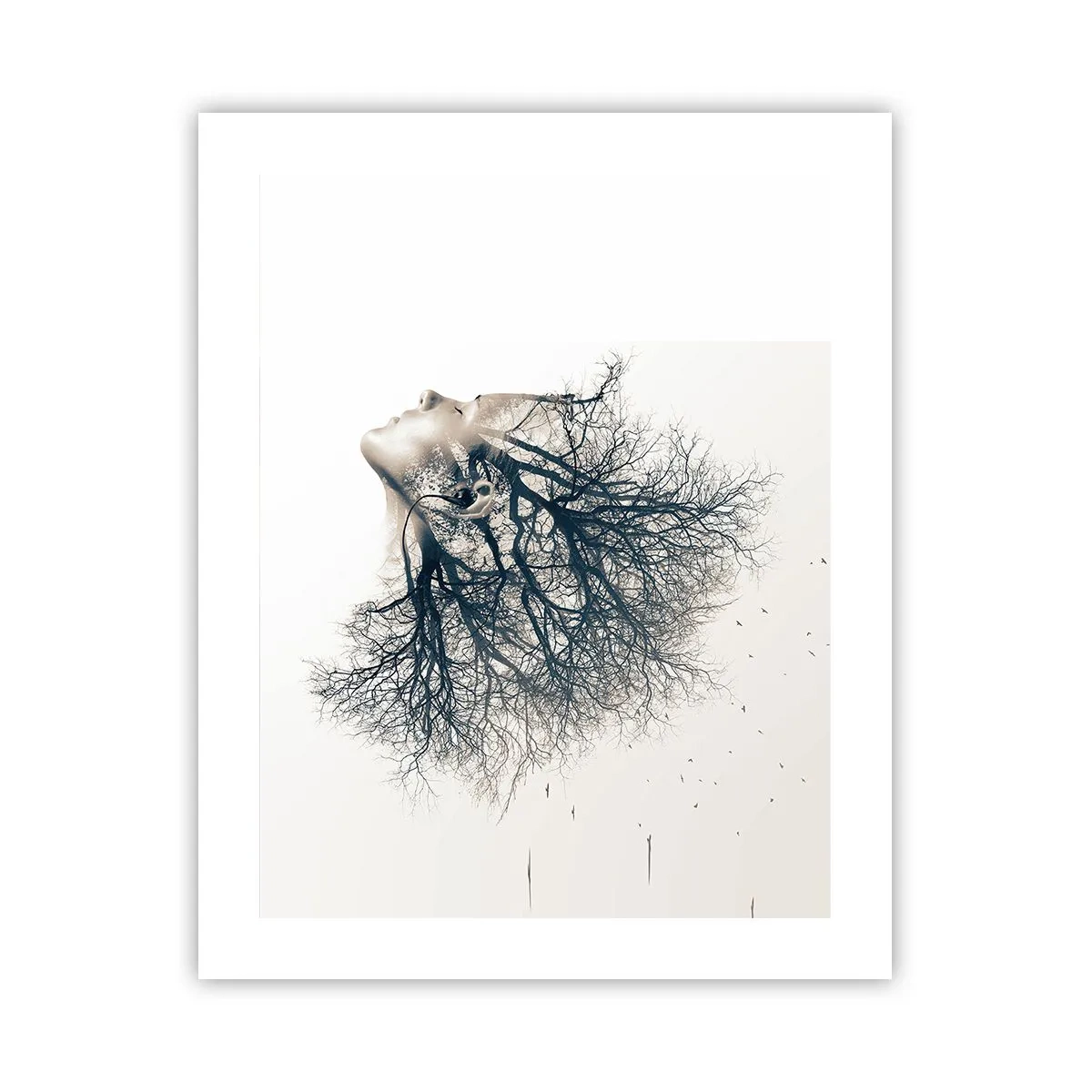 Pôster - Ouvir o sussurro da árvore - 40x50 cm