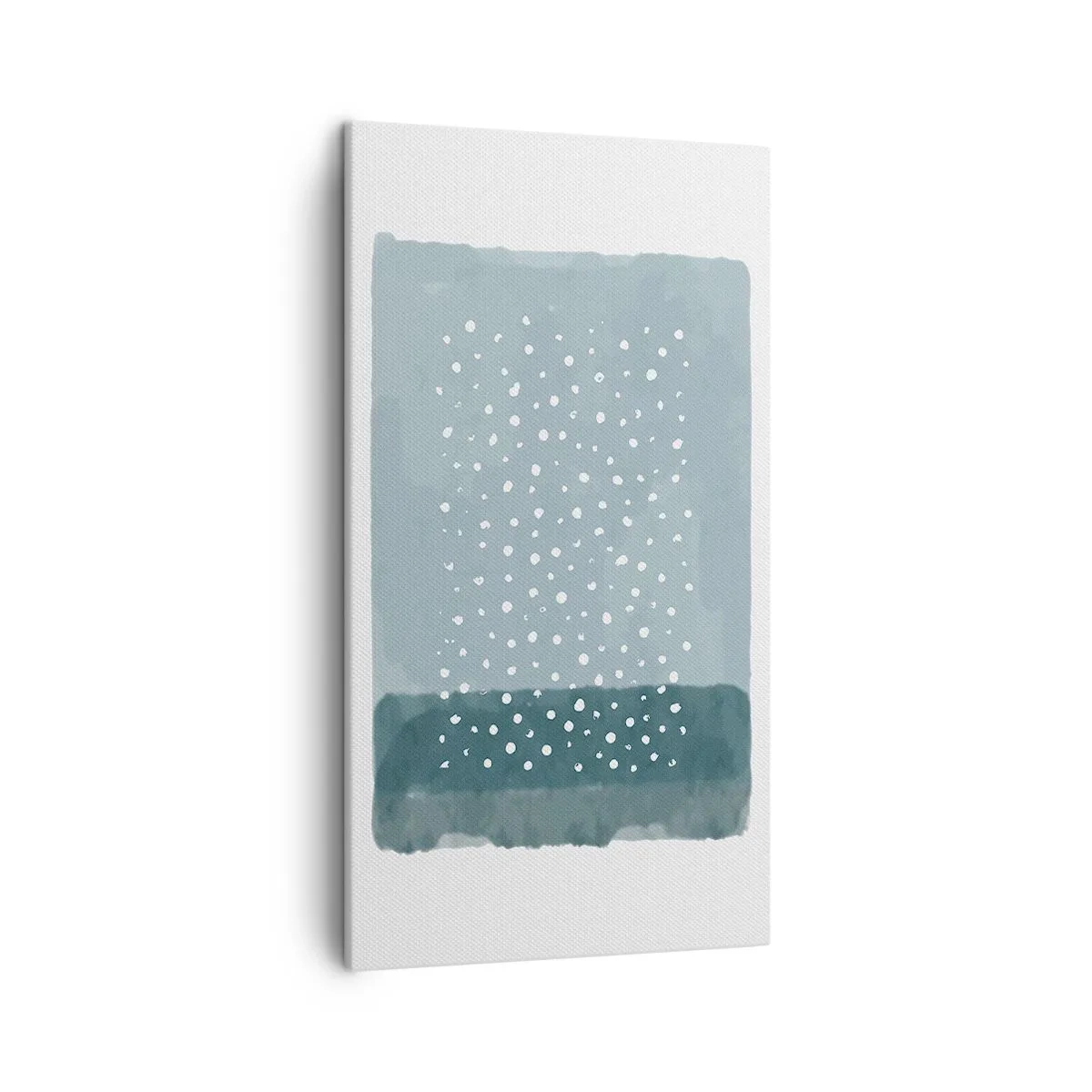 Quadro em tela - Cultivado em azul - 45x80 cm