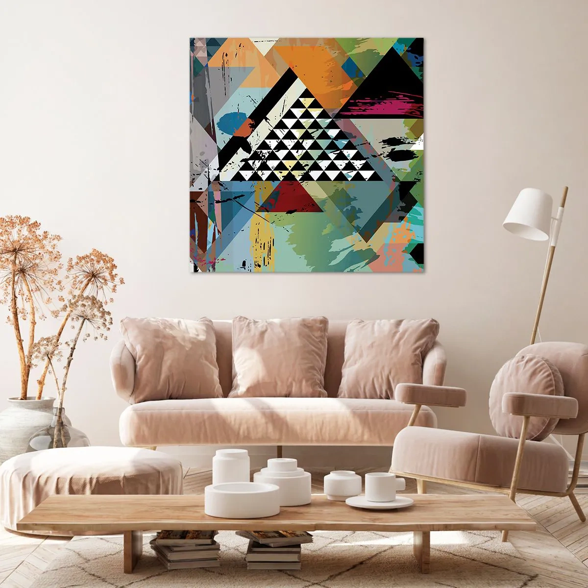 Quadro em tela - Como é simples - 30x30 cm