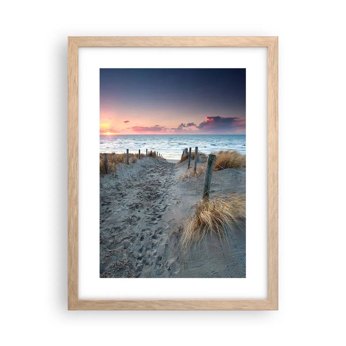 Pôster com moldura de carvalho claro - Derramou um arco-íris de esplendor radiante.... - 30x40 cm