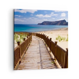 Quadro em tela - Leve-me para as ilhas felizes - 60x60 cm