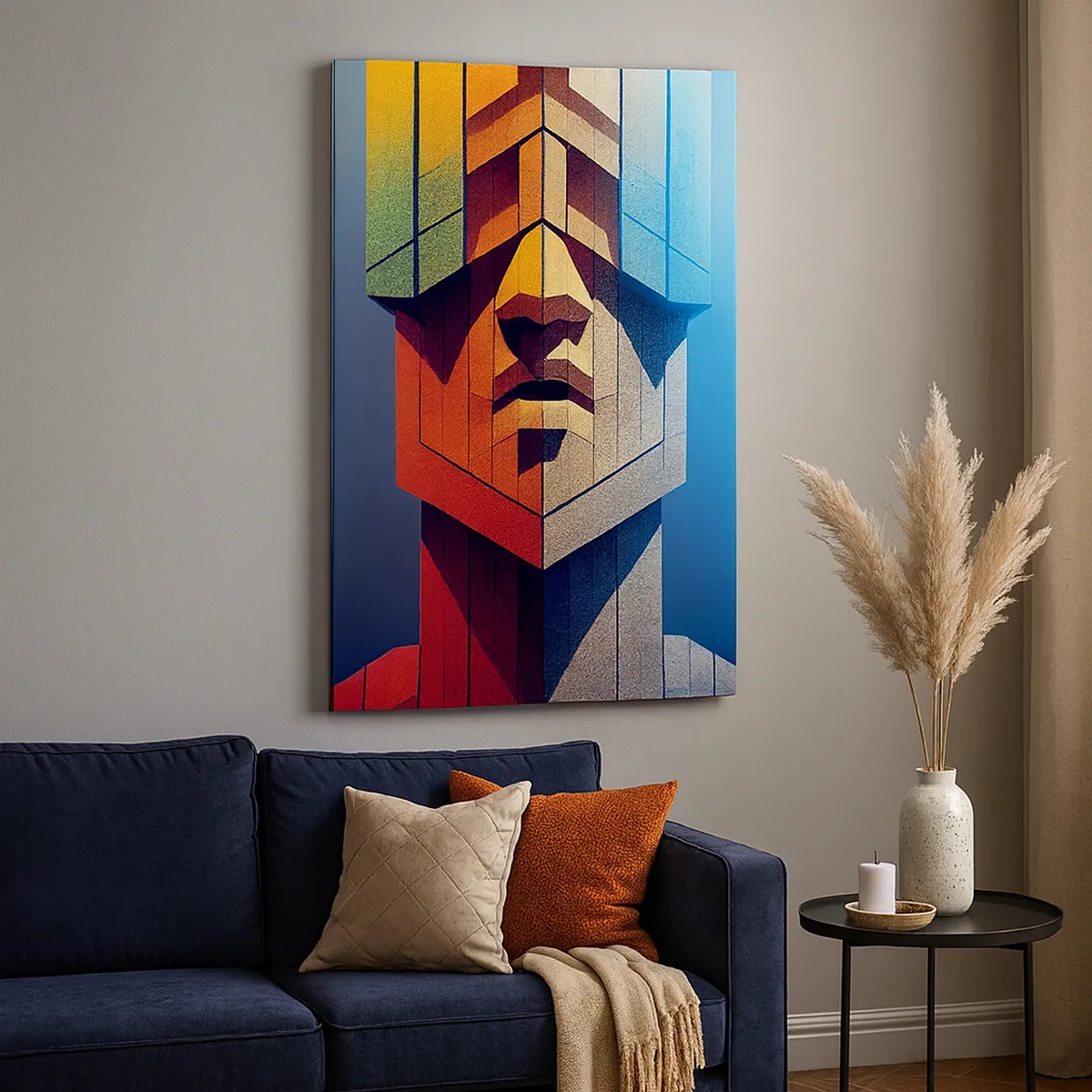 Quadro em tela - Um homem de princípios - 50x70 cm