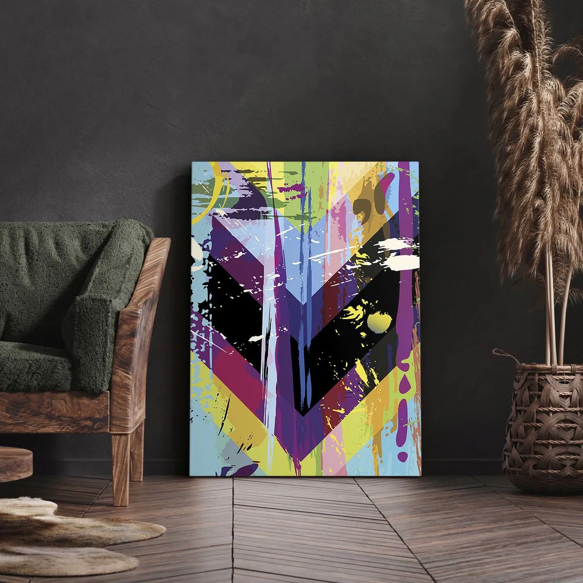 Quadro em tela - De cima para baixo - 45x80 cm