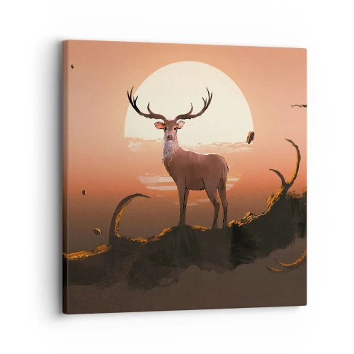 Quadro em tela - Esta noite é diferente de qualquer outra - 30x30 cm