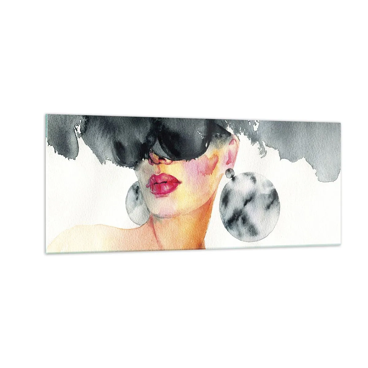 Quadro em vidro - O segredo da elegância - 100x40 cm