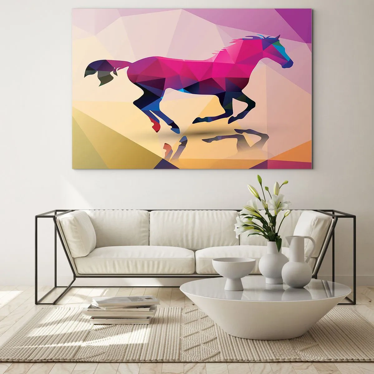 Quadro em vidro - O cubismo ainda vive - 100x70 cm