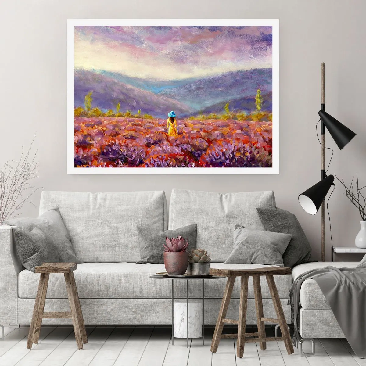 Pôster - No mundo da lavanda - 40x30 cm
