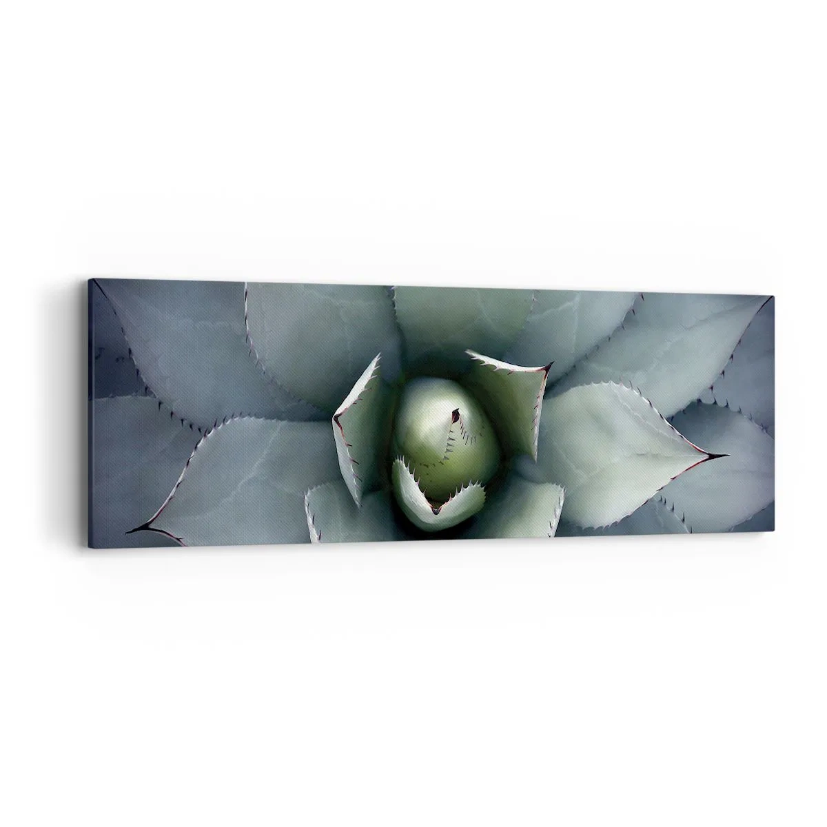 Quadro em tela - Atrai e adverte - 90x30 cm