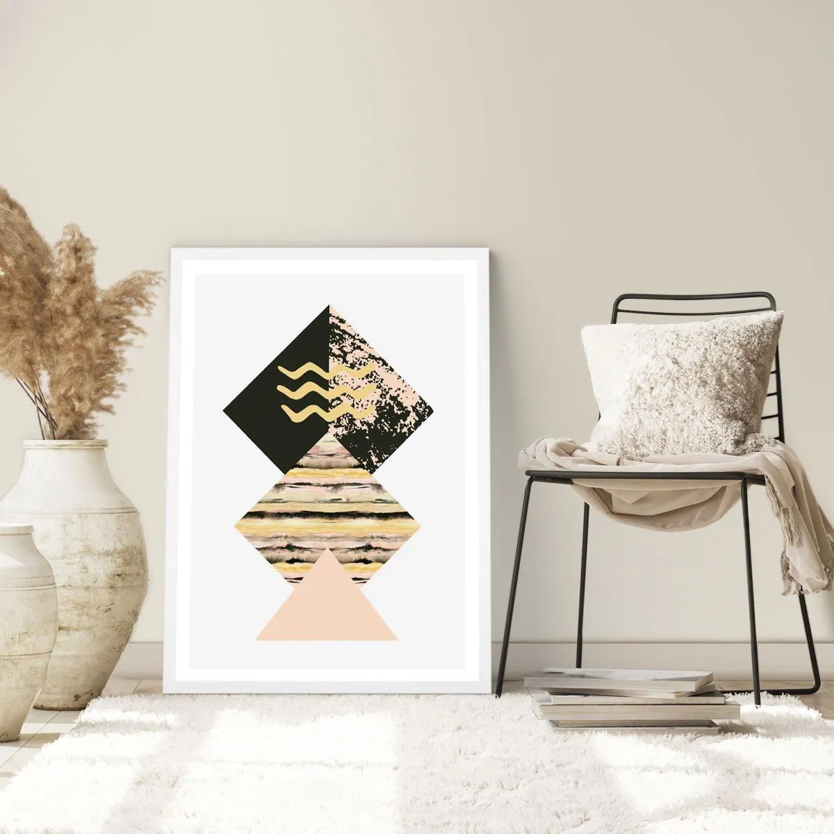 Pôster em moldura branca - Não é tão simples assim - 70x100 cm