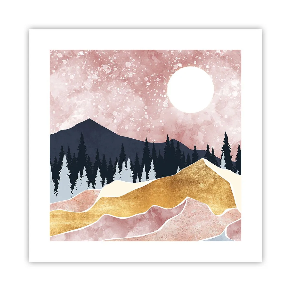 Pôster - Ronda Noturna - 40x40 cm