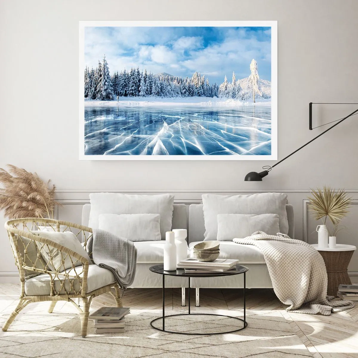 Pôster - Vista deslumbrante e cristalina - 50x40 cm