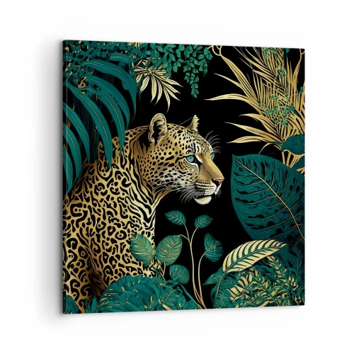 Quadro em tela - Um anfitrião na selva - 60x60 cm