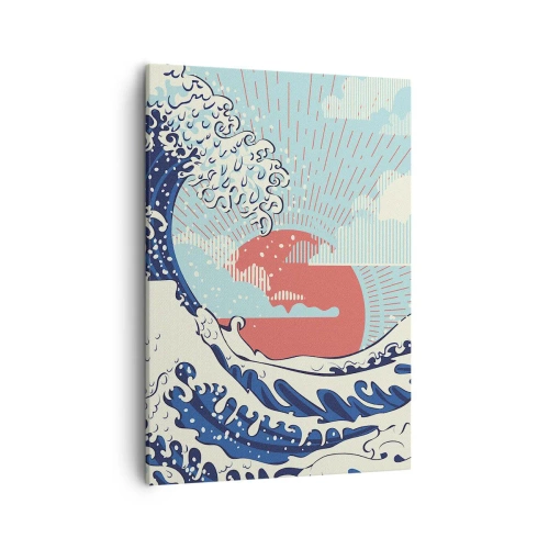 Quadro em tela - Das inspirações japonesas - 50x70 cm