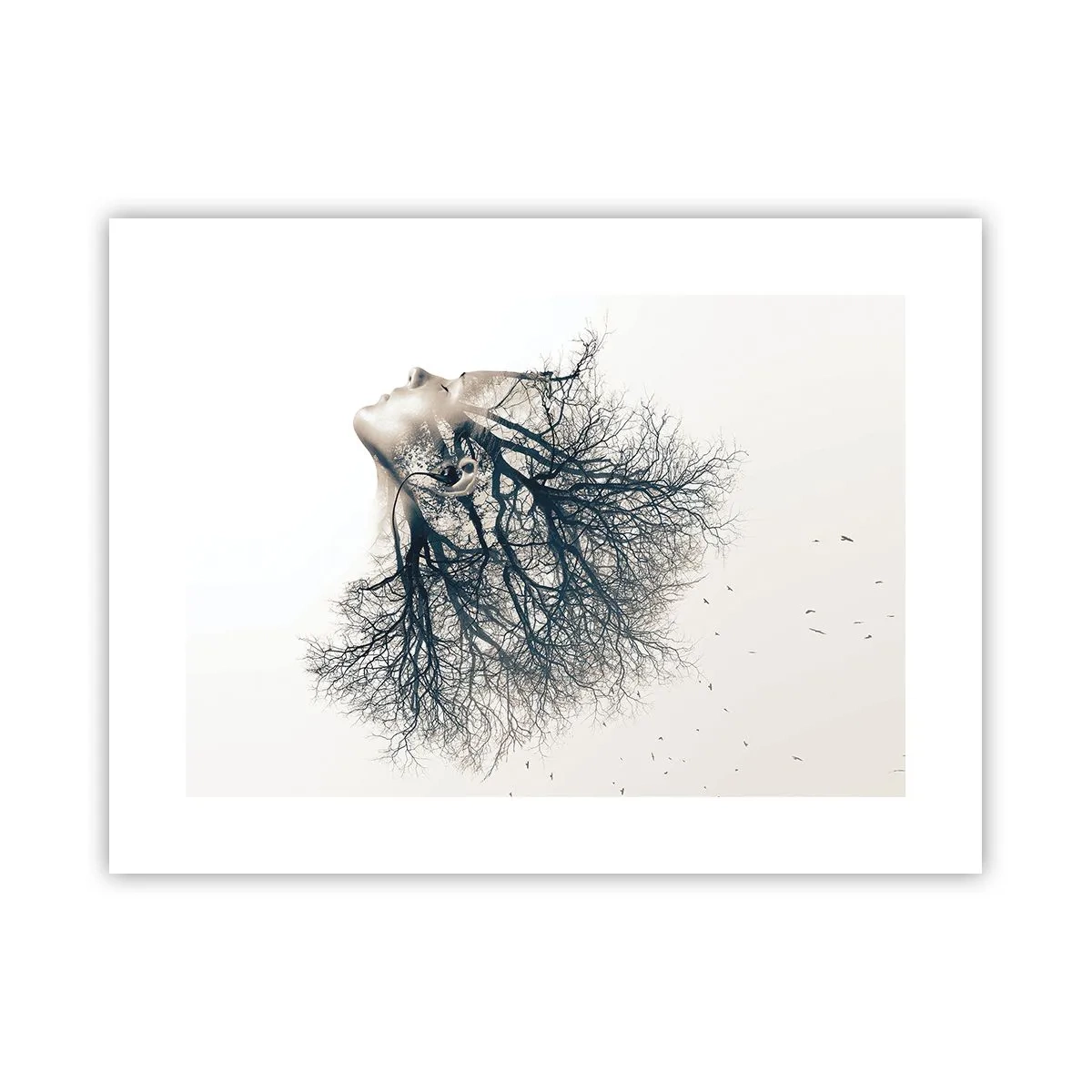 Pôster - Ouvir o sussurro da árvore - 40x30 cm