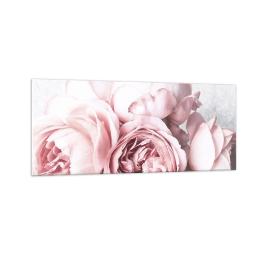 Quadro em vidro - Para românticos - 100x40 cm