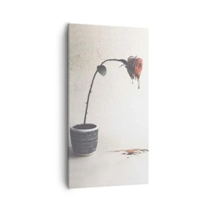 Quadro em tela - Rosa dolorosa - 55x100 cm