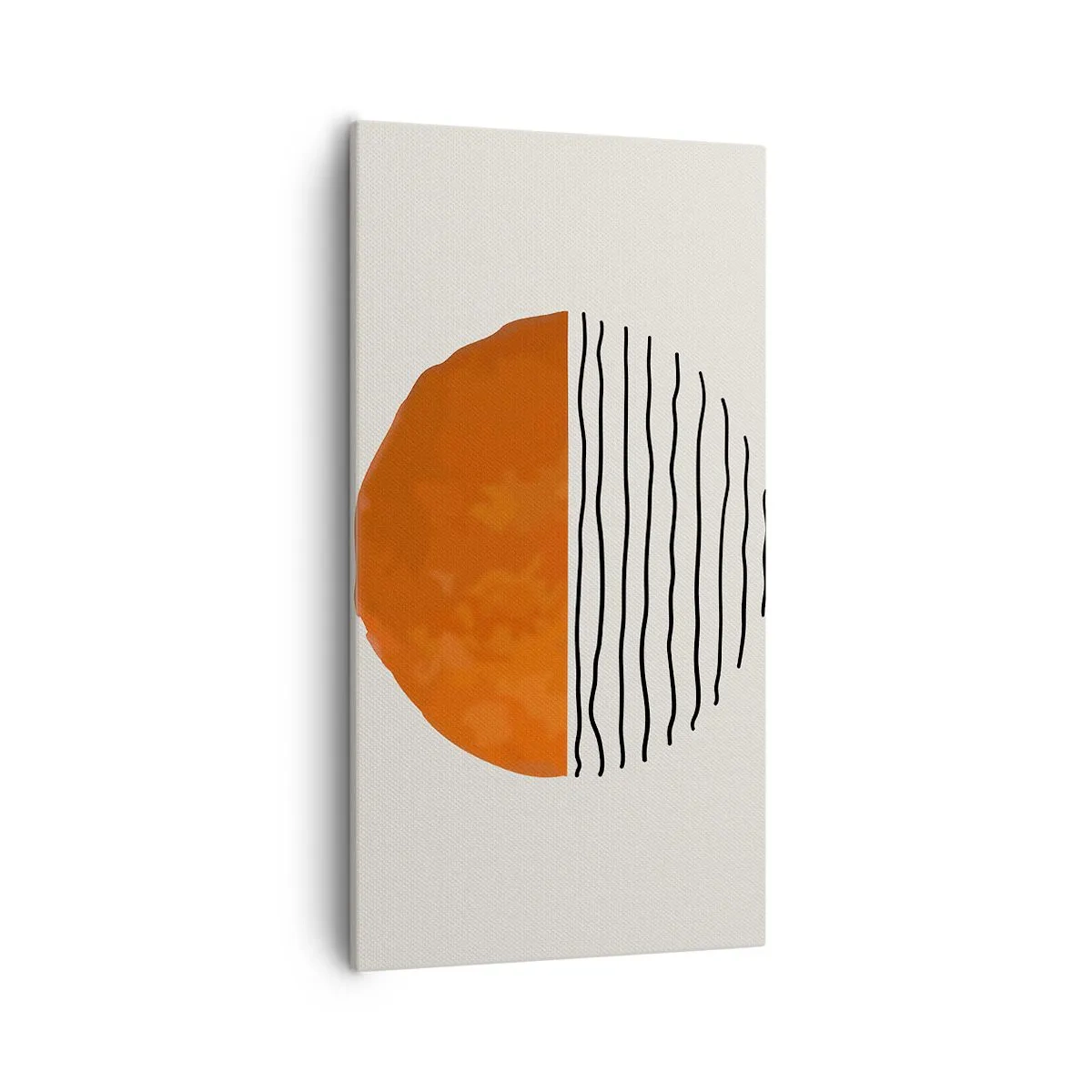 Quadro em tela - No clima japonês - 55x100 cm