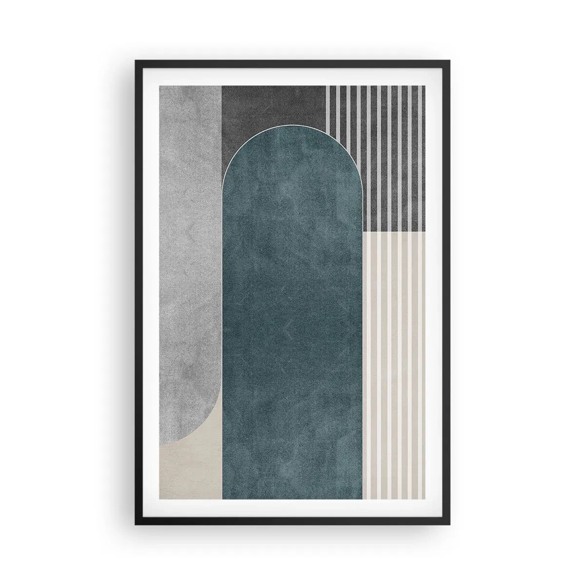 Pôster com moldura preta - Composição ao nível - 61x91 cm