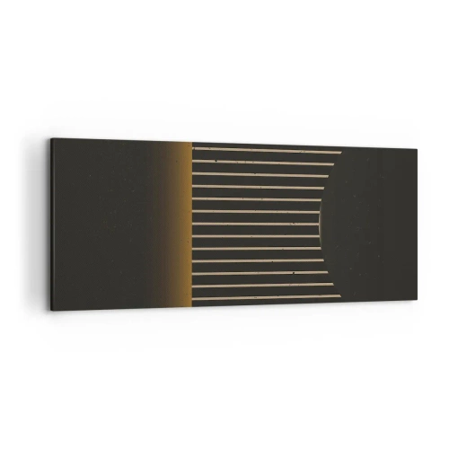 Quadro em tela - Explorar a escuridão - 120x50 cm