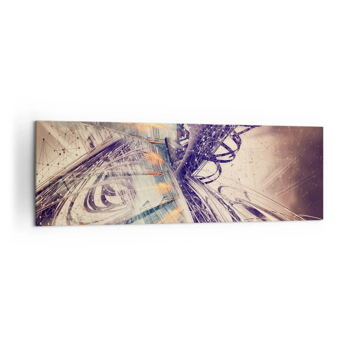 Quadro em tela - Com muita pressa - 160x50 cm