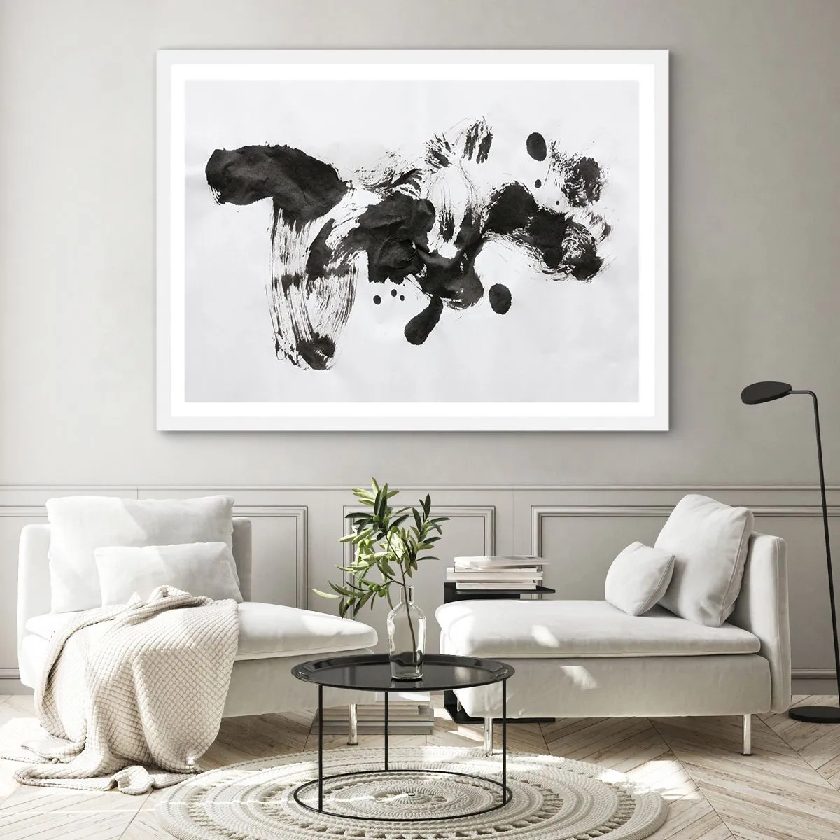 Pôster em moldura branca - Existe um método para a loucura? - 100x70 cm