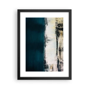 Pôster com moldura preta - Composição horizontal - 30x40 cm