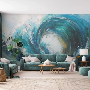 Papel de Parede Premium Sand - Portal do mar - oceano, Aceno, Pedaço - 100x70 cm