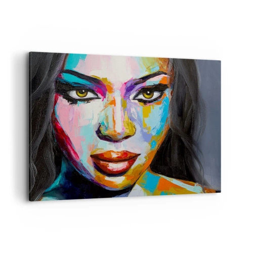 Quadro em tela - É impossível tirar os olhos - 120x80 cm