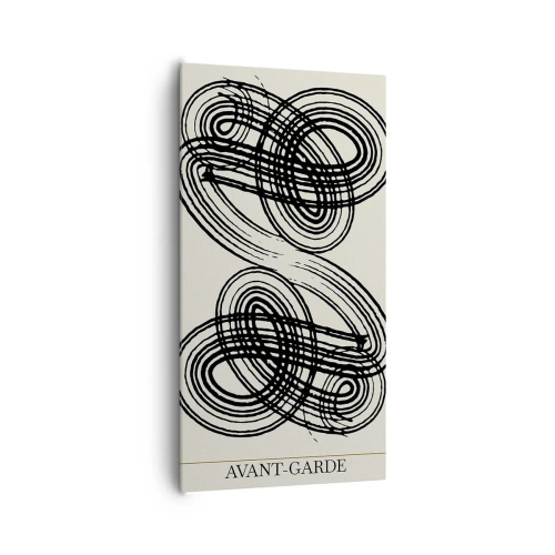 Quadro em tela - Saiu espontaneamente - 65x120 cm