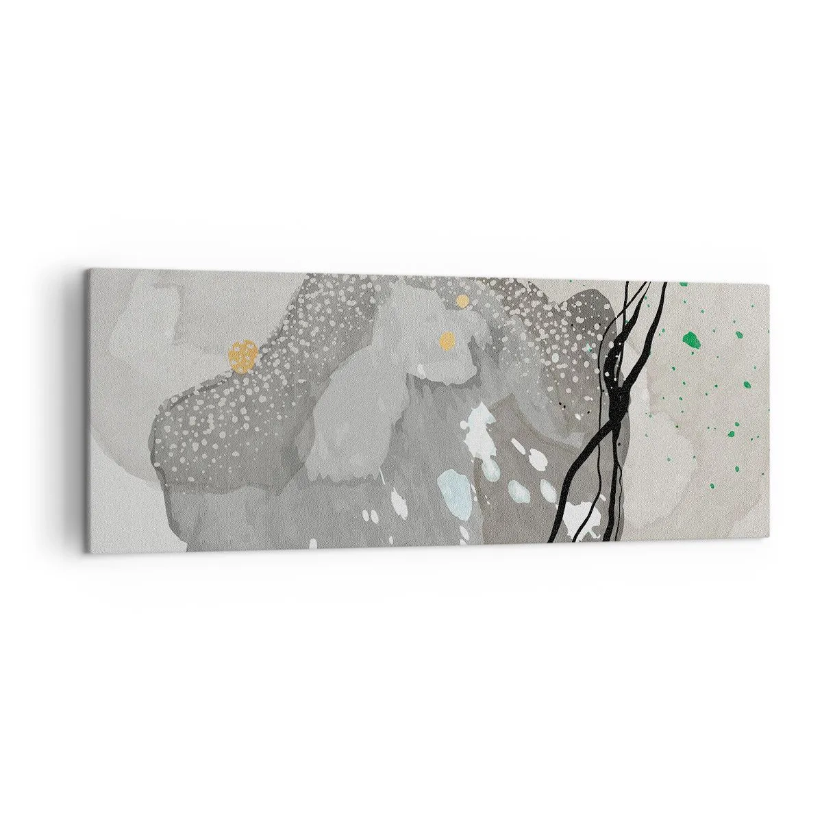 Quadro em tela - Composição orgánica - 140x50 cm