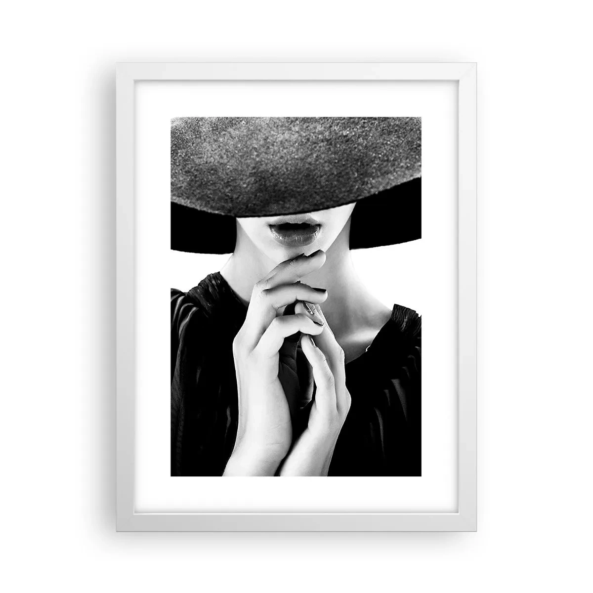 Pôster em moldura branca - Beleza escondida - 30x40 cm