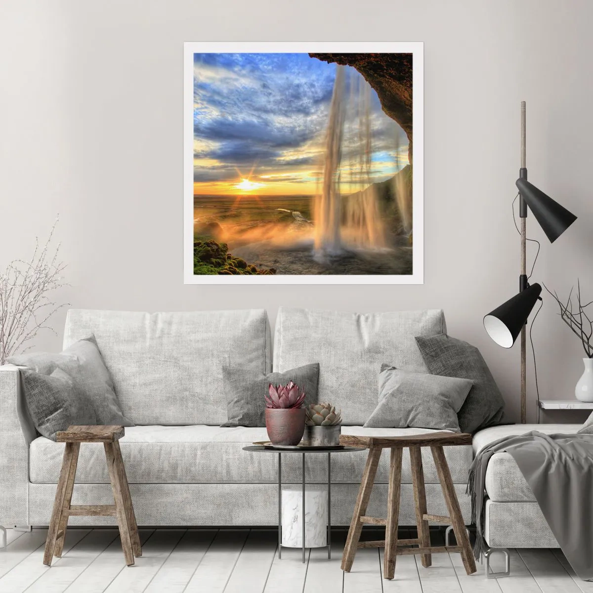 Pôster - O mundo por trás das gotas - 40x40 cm