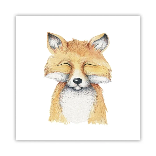 Pôster - Humor de raposa - 60x60 cm