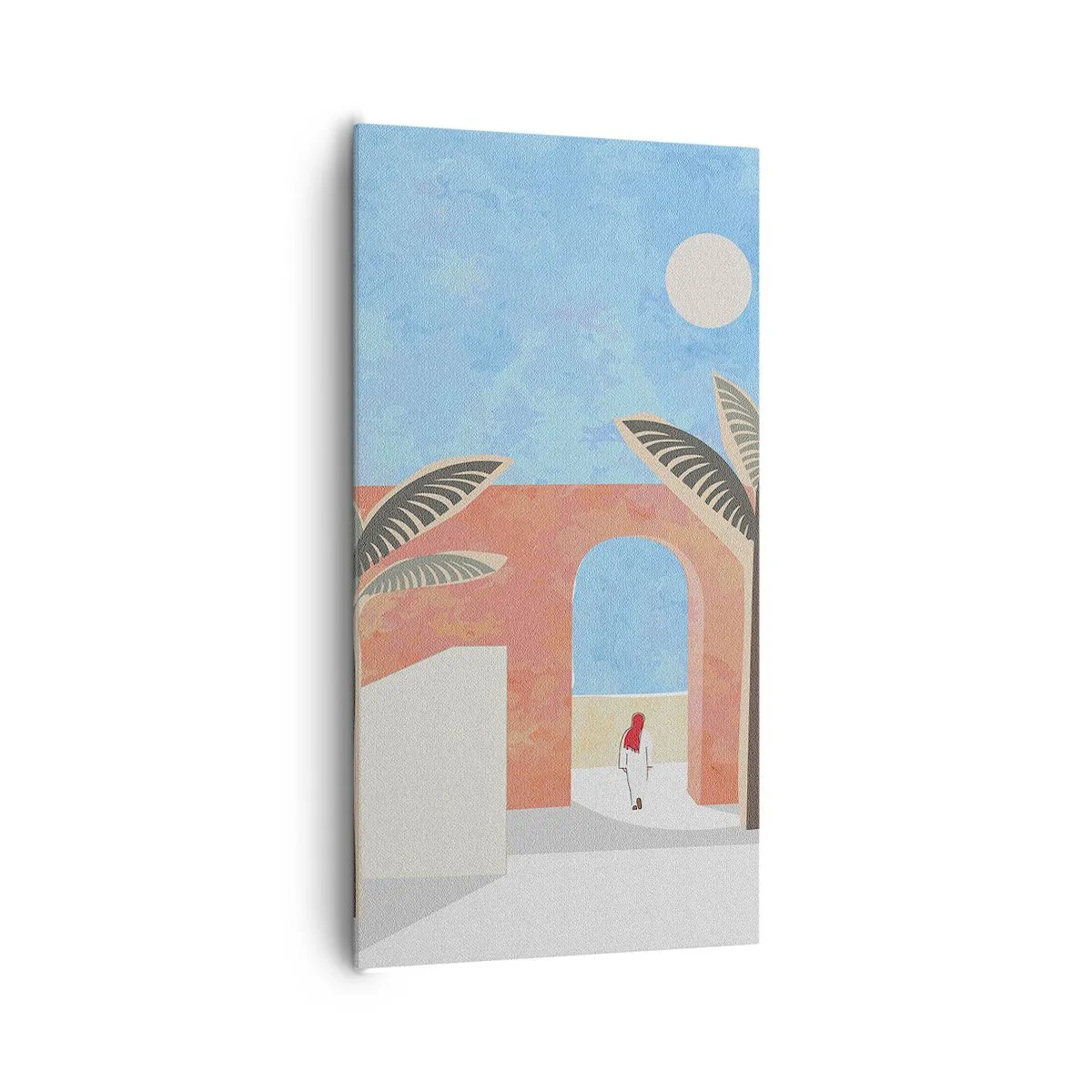 Quadro em tela - Dia árabe - 65x120 cm