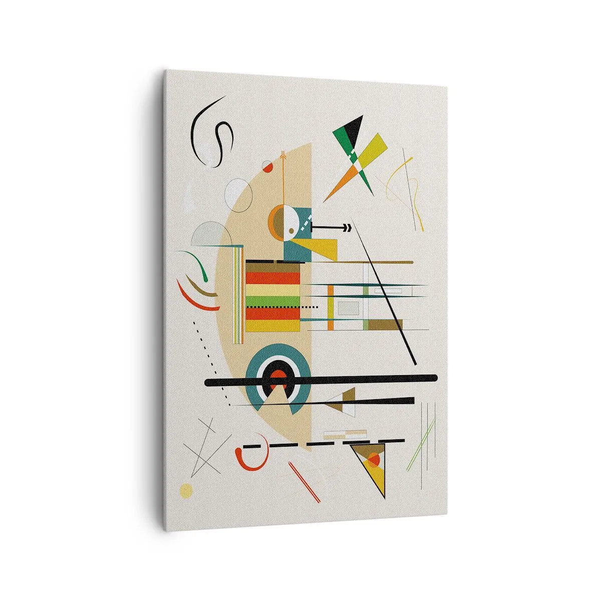 Quadro em tela - E o mundo ri - 70x100 cm