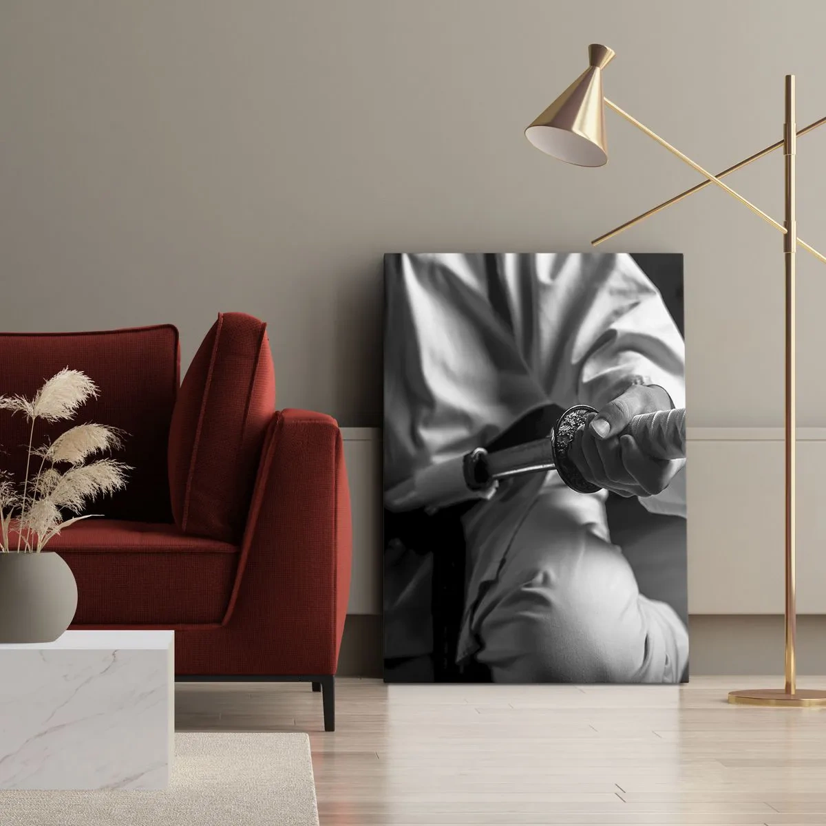 Quadro em tela - Alma guerreira - 80x120 cm