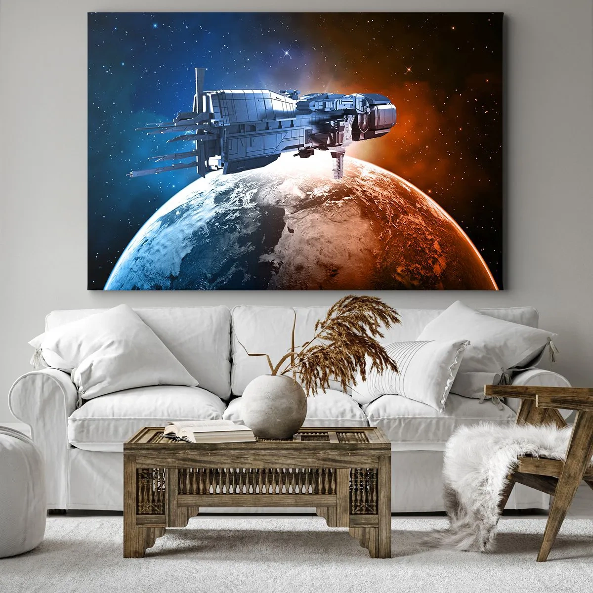 Quadro em tela - Observador atento - 120x80 cm