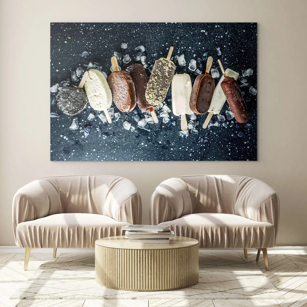 Quadro em vidro - O sabor de um verão quente - 120x80 cm