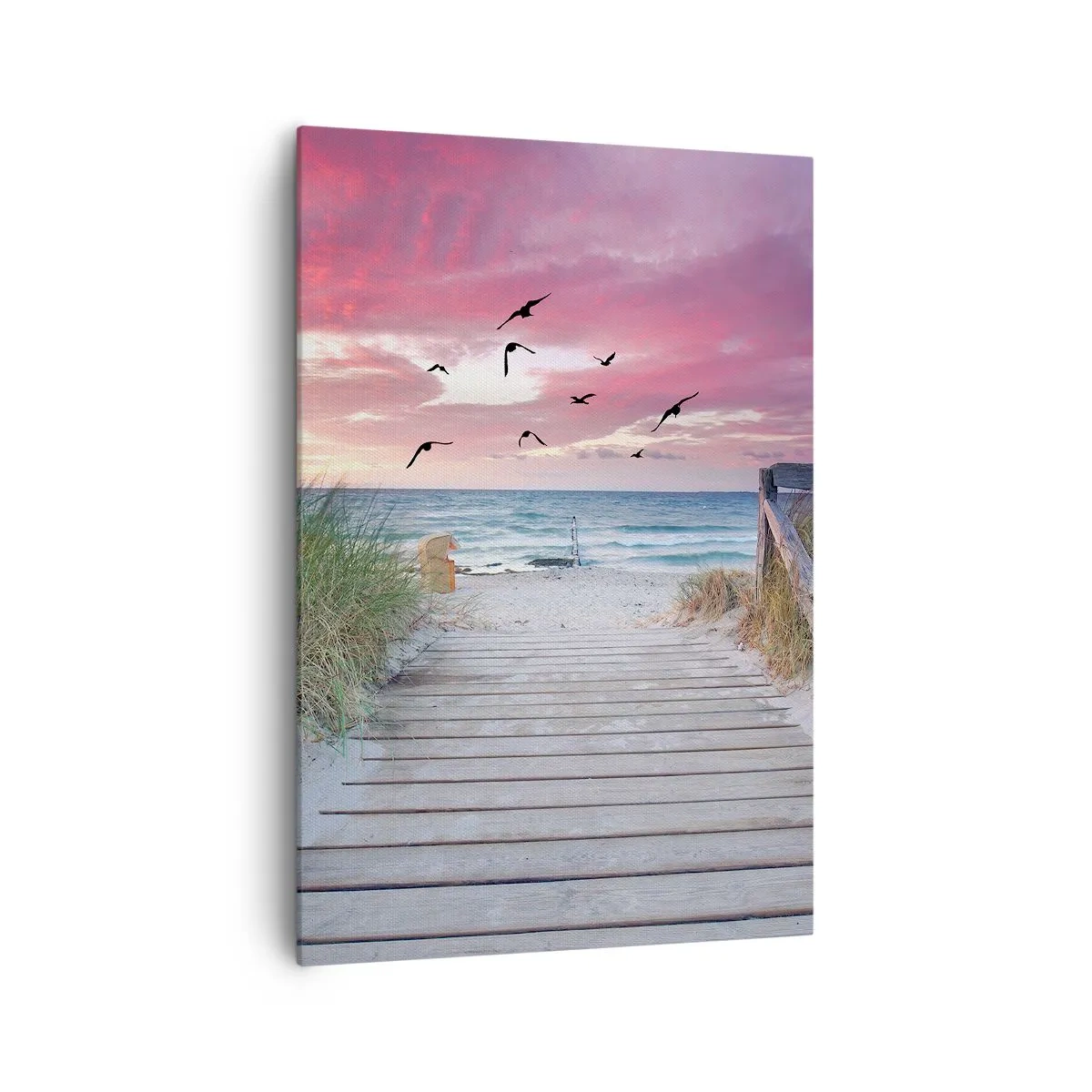 Quadro em tela - Impressão do Báltico - 70x100 cm