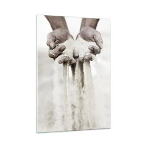 Quadro em vidro - Com estas mãos… - 50x70 cm