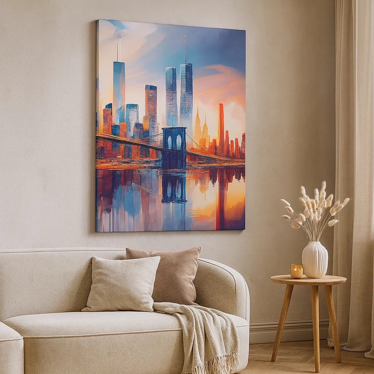 Quadro em tela - Nova York dos sonhos - 50x70 cm