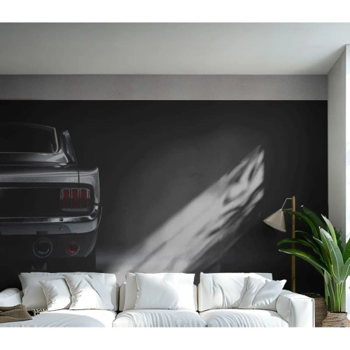 Papel de Parede Premium Sand - O charme do clássico - Carro, Retrô, Carro - 100x70 cm