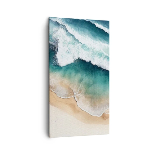 Quadro em tela - O eterno encontro - 45x80 cm